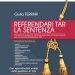 REFERENDARI TAR – LA SENTENZA